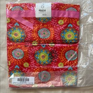 Hanna Andersson Red Floral pillowcase Dress size 5T